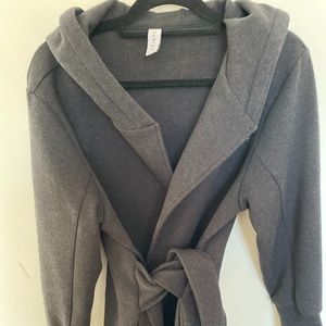 Varley hooded wrap sweatshirt